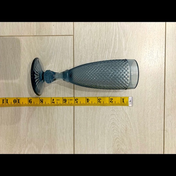 🥂New! Set of 2 Blue Champagne Flutes - Picture 7 of 9